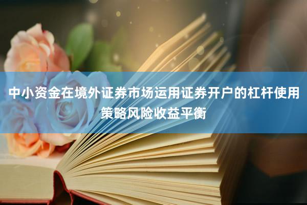 中小资金在境外证券市场运用证券开户的杠杆使用策略风险收益平衡