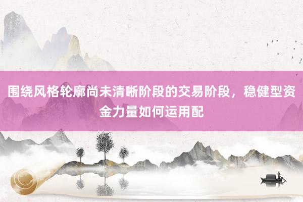 围绕风格轮廓尚未清晰阶段的交易阶段，稳健型资金力量如何运用配