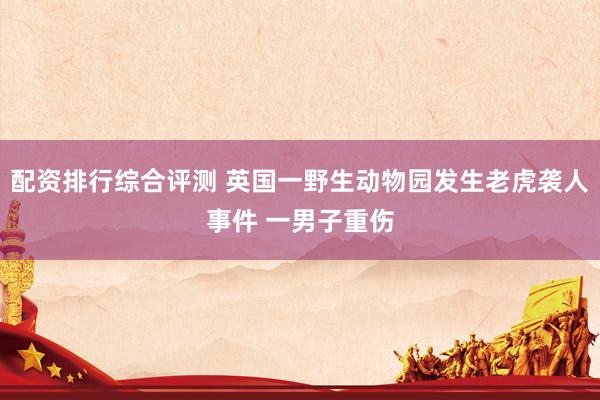 配资排行综合评测 英国一野生动物园发生老虎袭人事件 一男子重伤